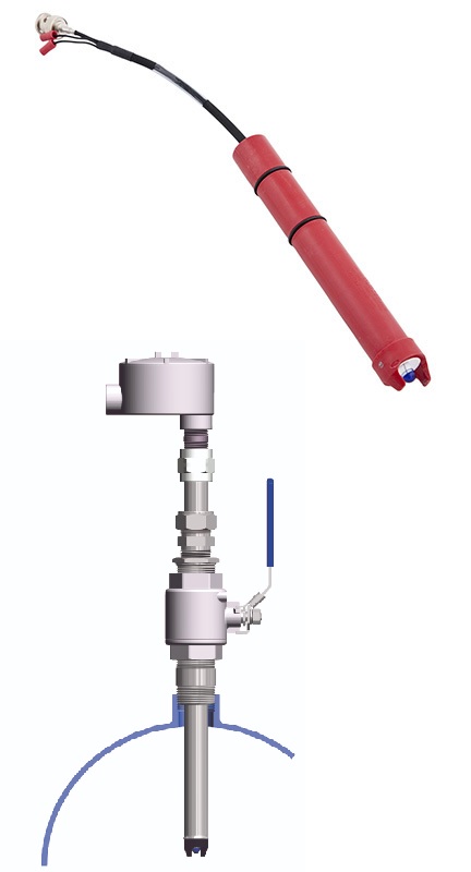 Sondes de pH et Rédox DynaProbe  modèle ATI 857 type rétraction